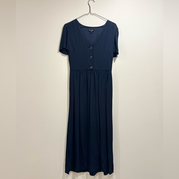 Massimo Dutti Navy Blue Dress- size 34 - Picture 2 of 5